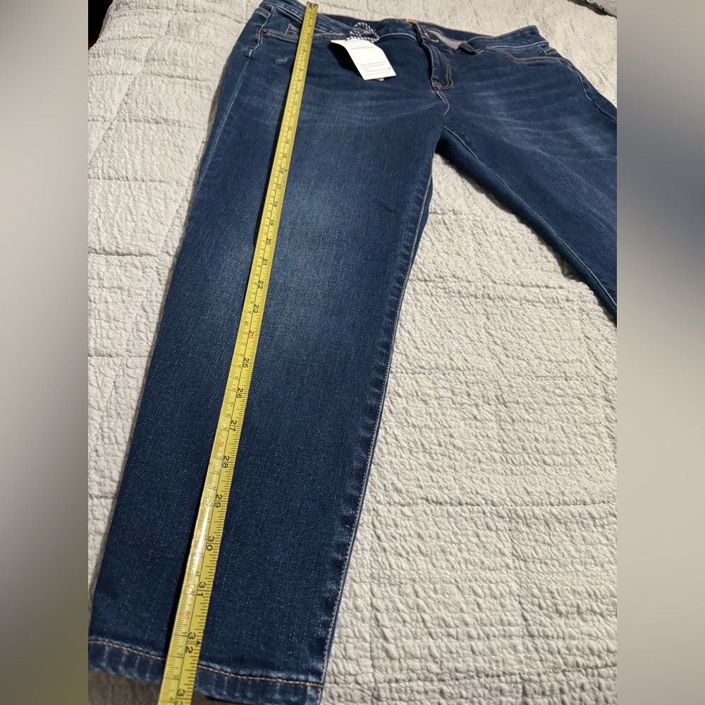 Tommy Bahama Dark Blue Denim Cropped Jeans - Picture 6 of 9